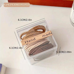 50pcs Rubber Band for Girls Hair, High Elasticity Headband, Daily Wear