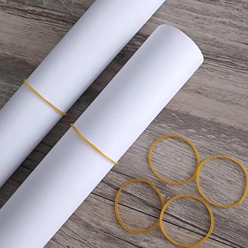 60pcs 100pcs Yellow Rubber Band Ring