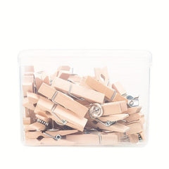 40pcs Wooden Push Pin Clips for Bulletin Boards Cork Board Decoration