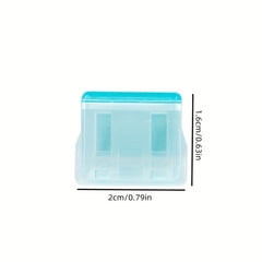 5pcs Colorful Transparent Paperclips for Office & School