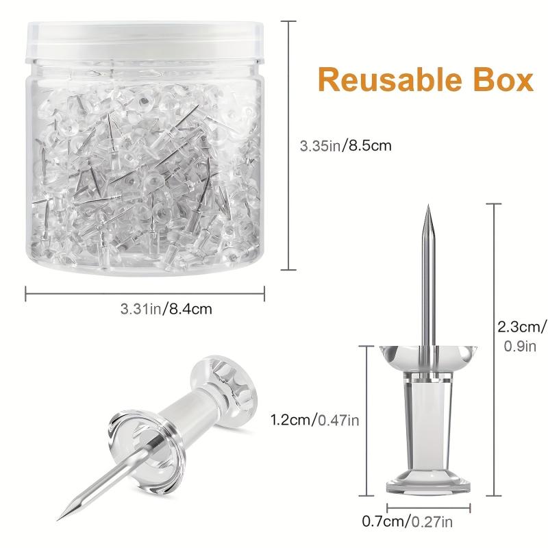 400pcs Push Pins Thumb Tacks for Bulletin Board Cork Wall Hangings