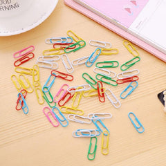 70 Colored 28mm Pins Bookmarks and Paper Clips for Binders