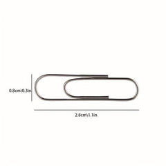 70 Colored 28mm Pins Bookmarks and Paper Clips for Binders