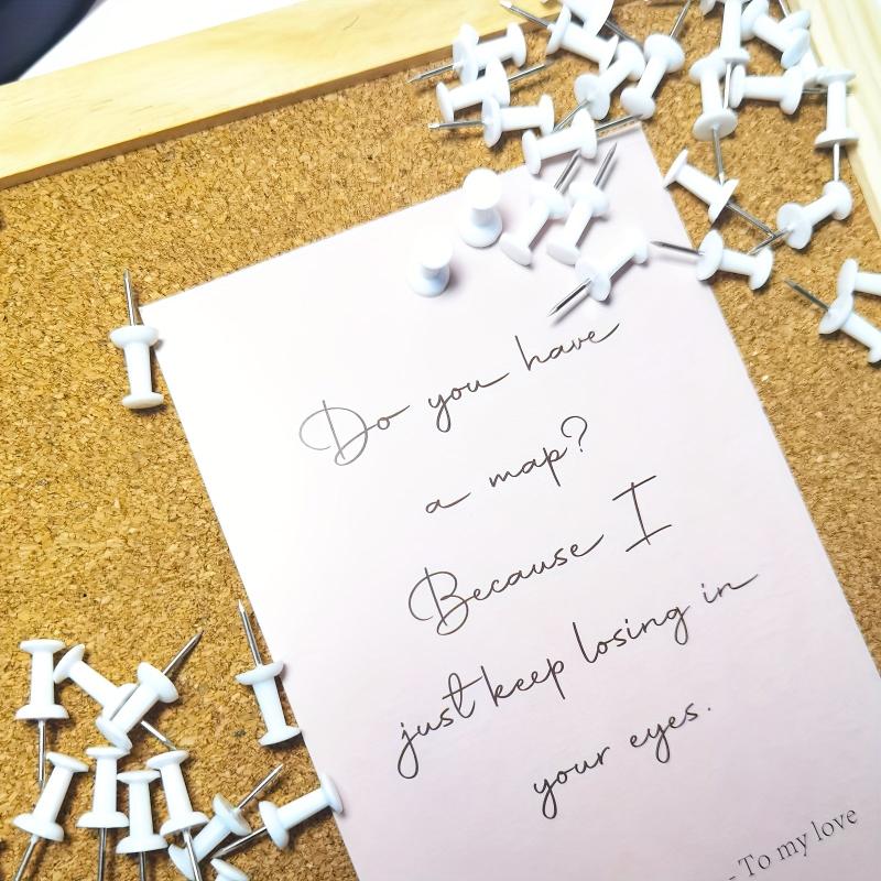 100pcs Push Pins For Bulletin Board Thumb Tacks Wall Corkboard Map Calendar