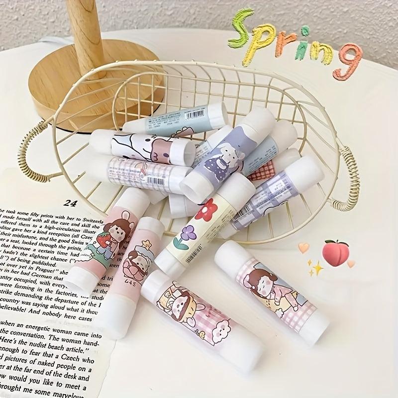 4pcs Random Office Solid Glue Stationery