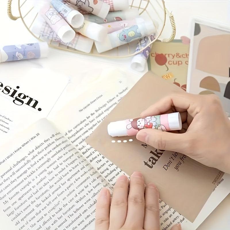 4pcs Random Office Solid Glue Stationery