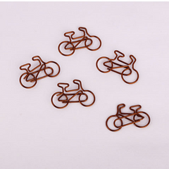 Vintage Bicycle Paper Clip Office Learning Stationery Supplies