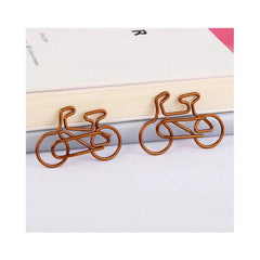 Vintage Bicycle Paper Clip Office Learning Stationery Supplies