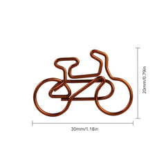 Vintage Bicycle Paper Clip Office Learning Stationery Supplies