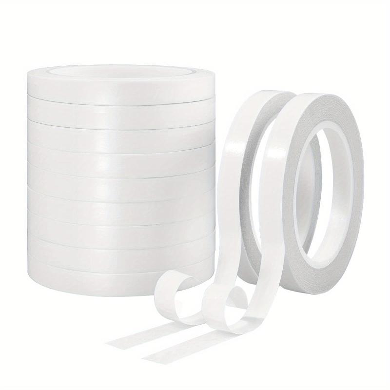 Double Sided Tape 3 Rolls for Arts Crafts Photography Tear by Hand 0.5 1 1.5