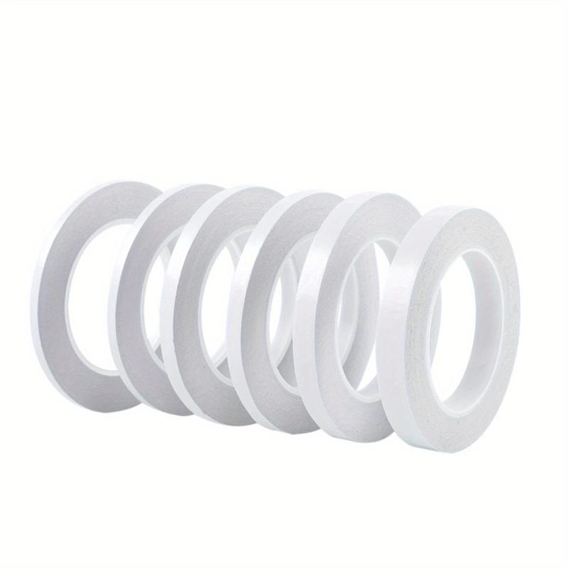 Double Sided Tape 3 Rolls for Arts Crafts Photography Tear by Hand 0.5 1 1.5