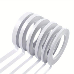 Double Sided Tape 3 Rolls for Arts Crafts Photography Tear by Hand 0.5 1 1.5