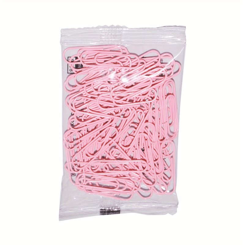 80pcs Colorful Iridescent Paper Clips - Sparkle Your Desk