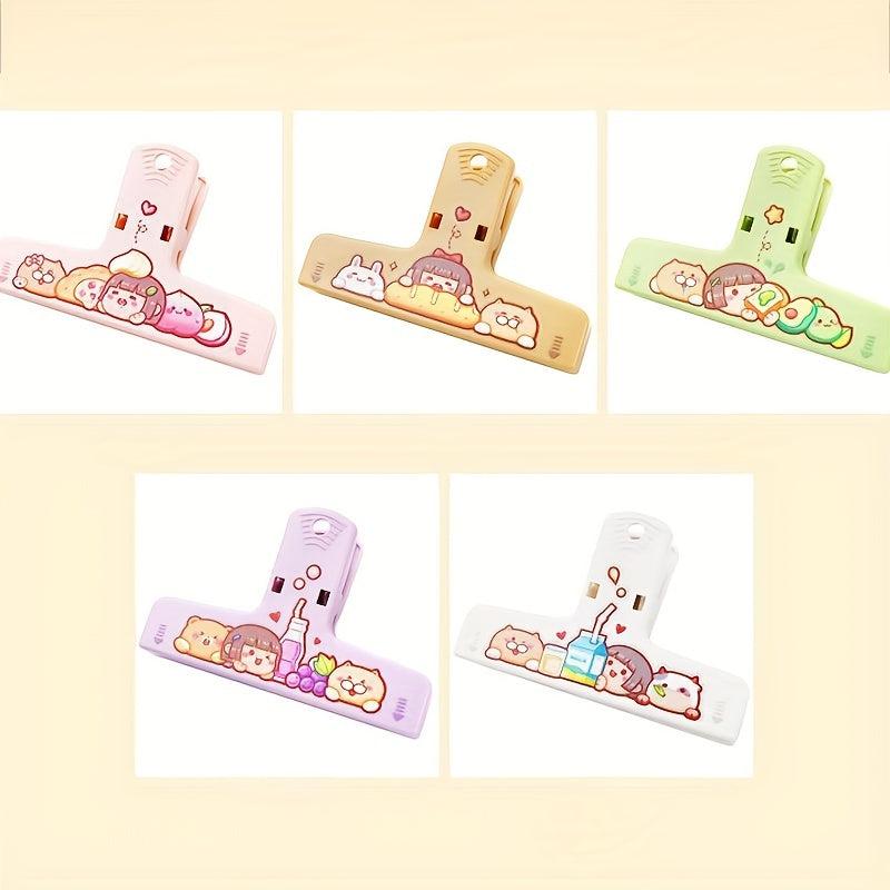 French Fries Hand Clip Bag Clip Book Stationery Tool Large Strong Office Clip