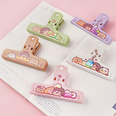French Fries Hand Clip Bag Clip Book Stationery Tool Large Strong Office Clip