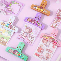 French Fries Hand Clip Bag Clip Book Stationery Tool Large Strong Office Clip