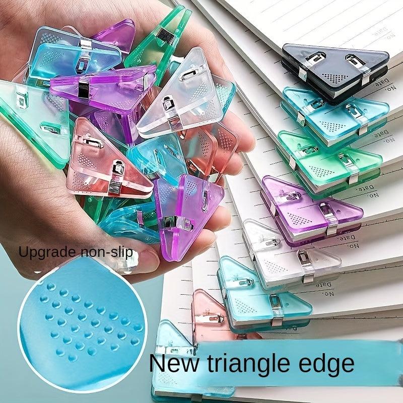 Corner Clip Triangle Folder Test Paper Storage Book Corner Anti-roll Artifact