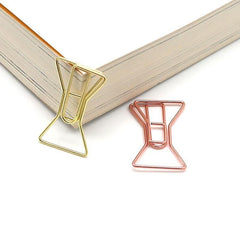 10 Pcs Paper Clips Bowknot Shape Holder Office School Home Supplies