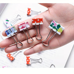 6 Pcs Mixed Sweet Small Fresh Long Tail Ticket Clip Art Retro Document Clip