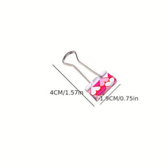 6 Pcs Mixed Sweet Small Fresh Long Tail Ticket Clip Art Retro Document Clip