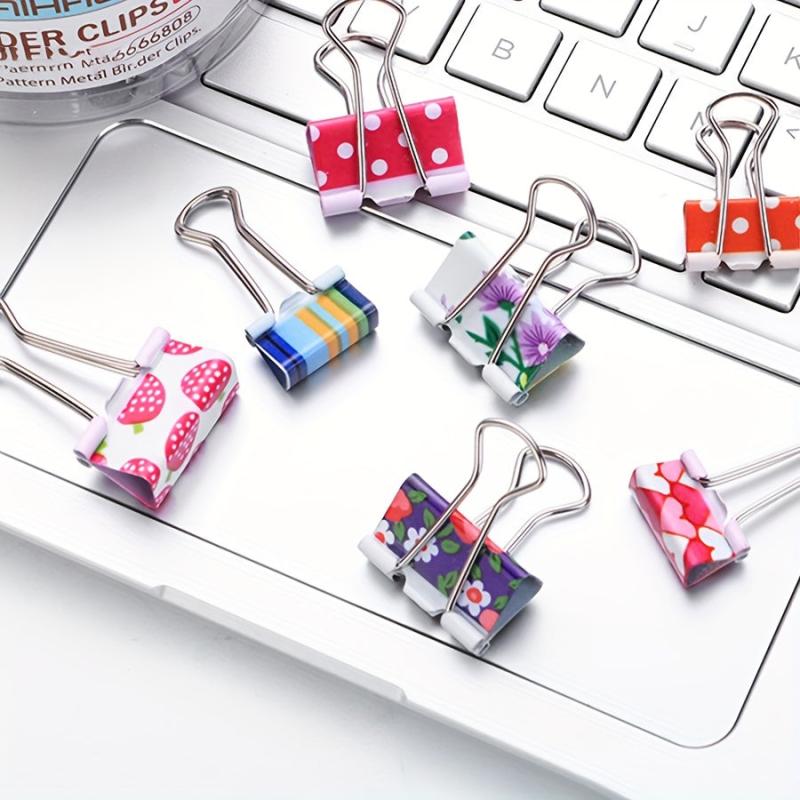 6 Pcs Mixed Sweet Small Fresh Long Tail Ticket Clip Art Retro Document Clip