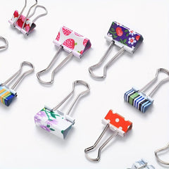 6 Pcs Mixed Sweet Small Fresh Long Tail Ticket Clip Art Retro Document Clip