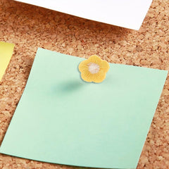 40 Pcs Colorful Flower Push Pins for Office Desk