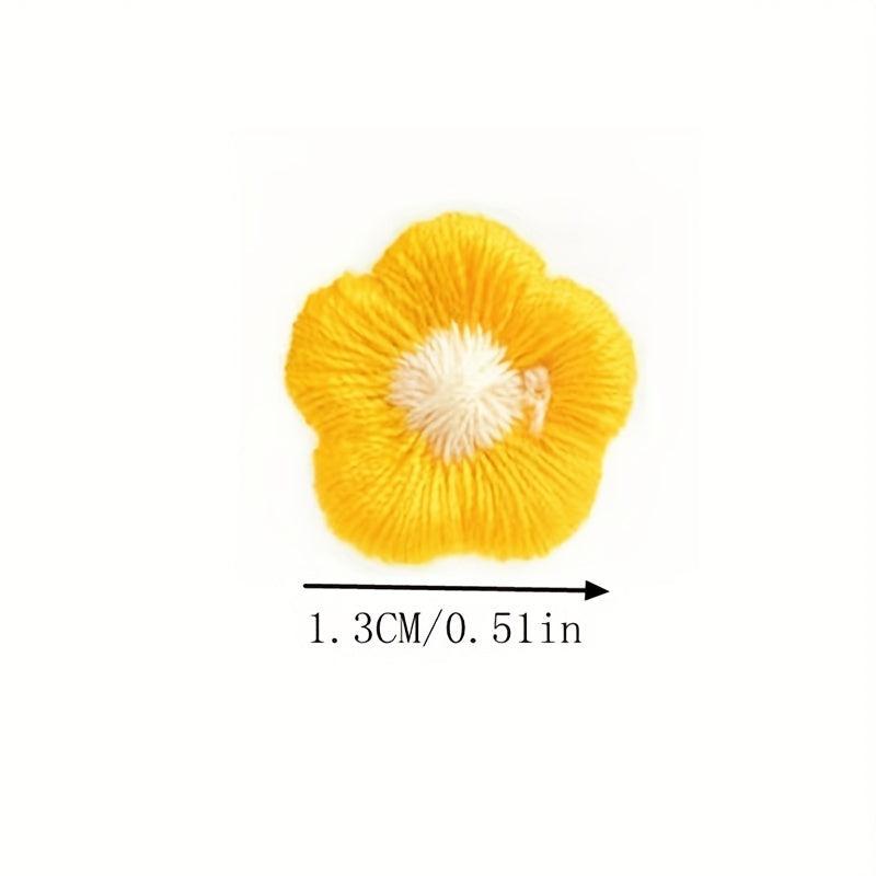 40 Pcs Colorful Flower Push Pins for Office Desk