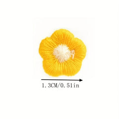 40 Pcs Colorful Flower Push Pins for Office Desk