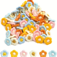 40 Pcs Colorful Flower Push Pins for Office Desk