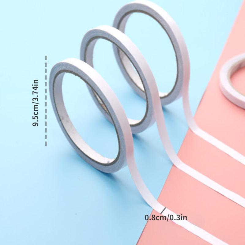 5pcs Strong Ultra thin Double Sided Tape Transparent Stationery