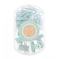 45pcs Paper Clip Dovetail Clip Ticket Clip Stationery Set