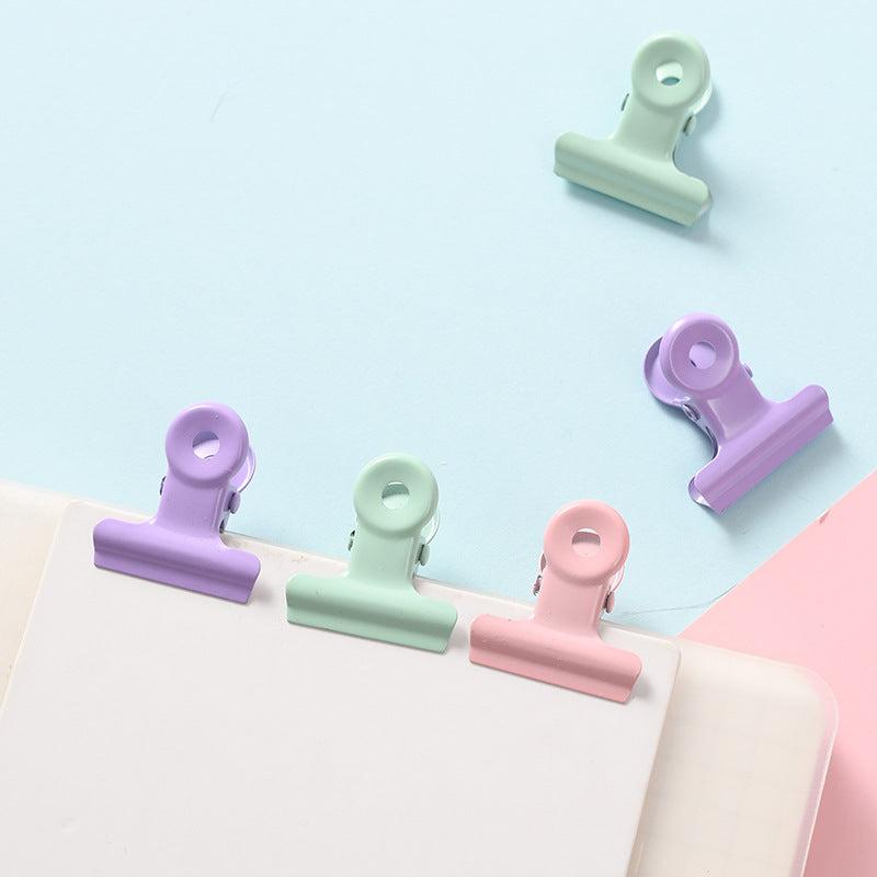 45pcs Paper Clip Dovetail Clip Ticket Clip Stationery Set