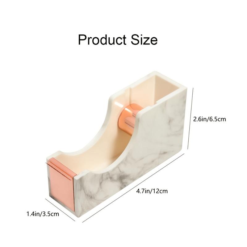 1pc Acrylic Marble Tape Seat Desk Tabletop Supplies