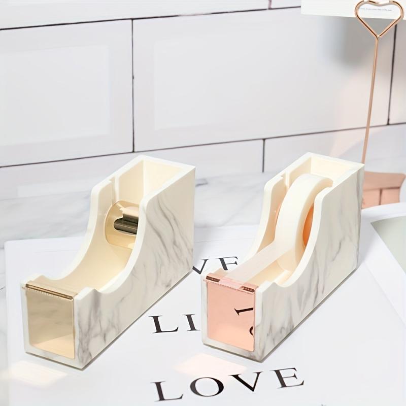 1pc Acrylic Marble Tape Seat Desk Tabletop Supplies