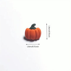 20pcs Pumpkin Shaped Push Pins Thumb Tacks for Bulletin Board