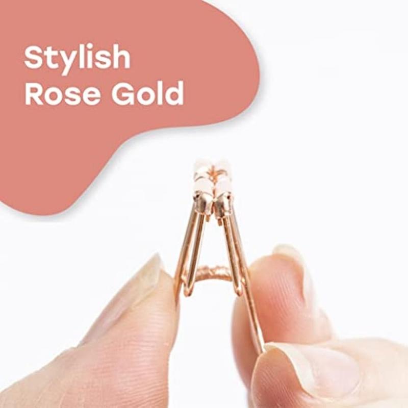 Rose Golden Small Binder Clips 20pcs Stainless Steel Office Supplies