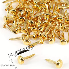 Golden Double Nails DIY Sheep Horn Nails