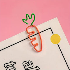 3pcs Cartoon Plant Paper Clip for Students