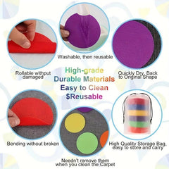 18pcs Carpet Markers & 10 Glue Dot Markers for Teachers Classroom Sitting