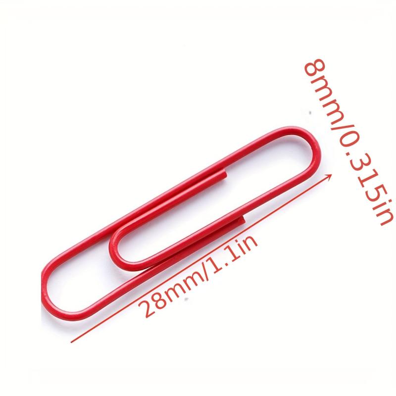 Colorful Plastic Paper Clip Bookmark for Office Stationery