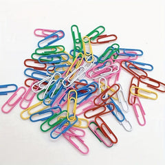 Colorful Plastic Paper Clip Bookmark for Office Stationery