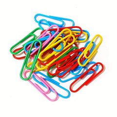 Colorful Plastic Paper Clip Bookmark for Office Stationery