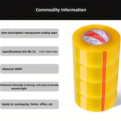 Transparent Tape Whole Box Express Packing Sealing Adhesive Cloth Tape