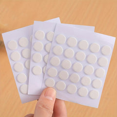 10pcs Double sided Adhesive Transparent Round Sticker