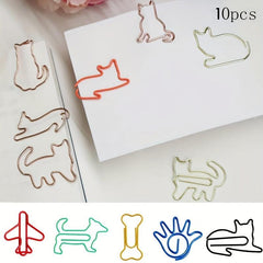 Cute Animal Paper Clips for Desk Organisation