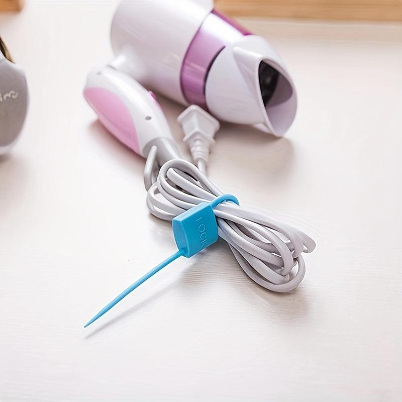 3pcs Silicone Strap Binding Rope Multifunctional Locking Storage Rope