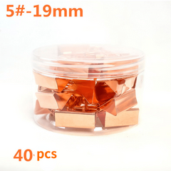40pcs 19mm Rose Golden Binder Paper Clip Long Tail Clip Barrel Ticket