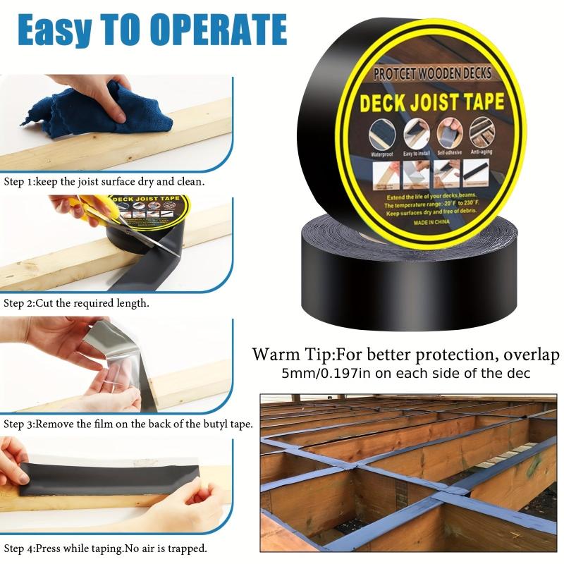 Butyl Rubber Deck Protection Tape High Temp Resistant Steel Structure Tape
