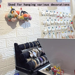 30pcs Plastic Thumb Hook Decorative Push Pins Cork Board Hook